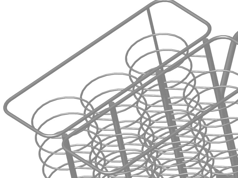 Banquet basket/trolley for plates